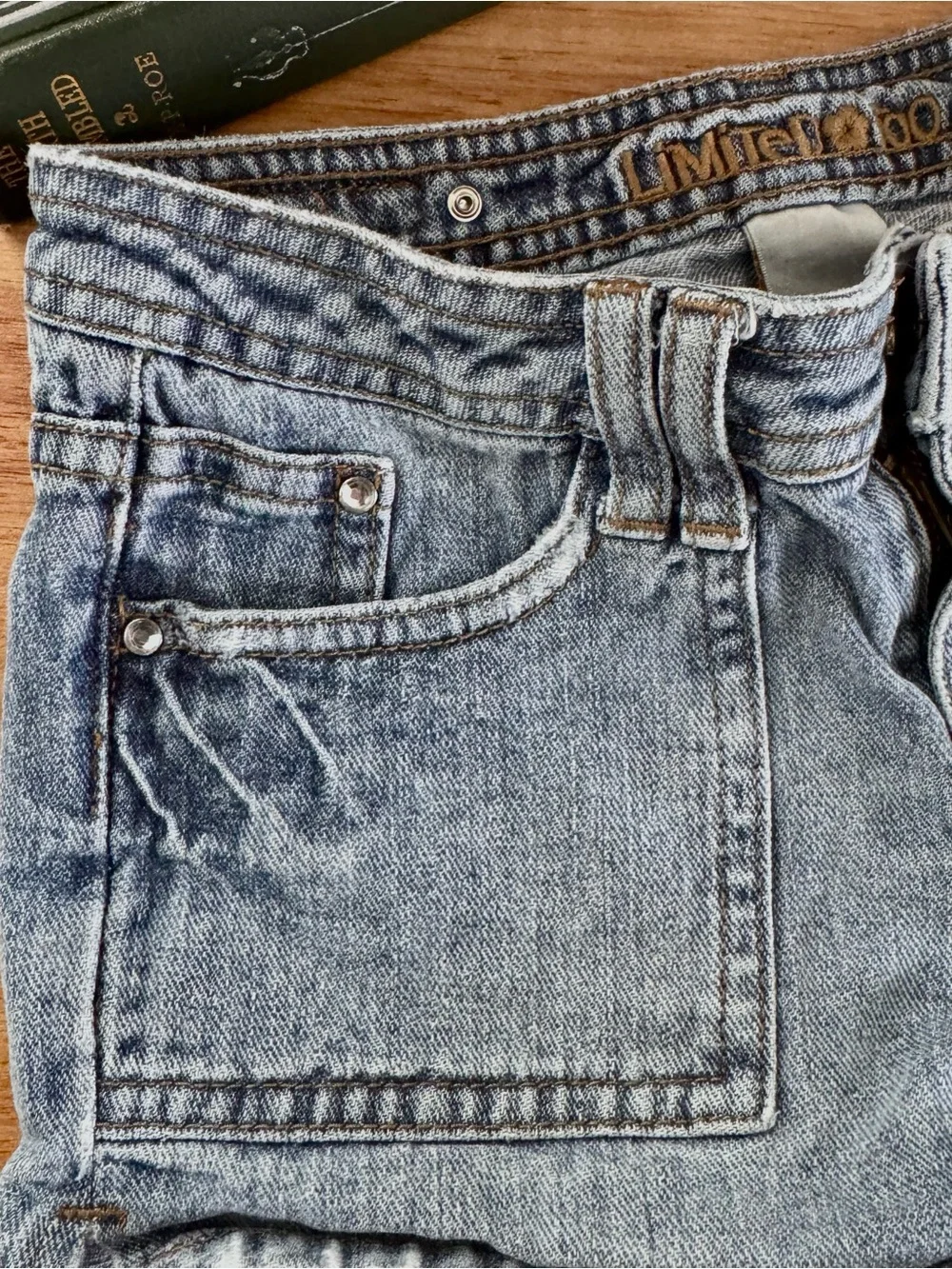 Limited Too Y2K Bedazzled Denim Shorts Girls 8
